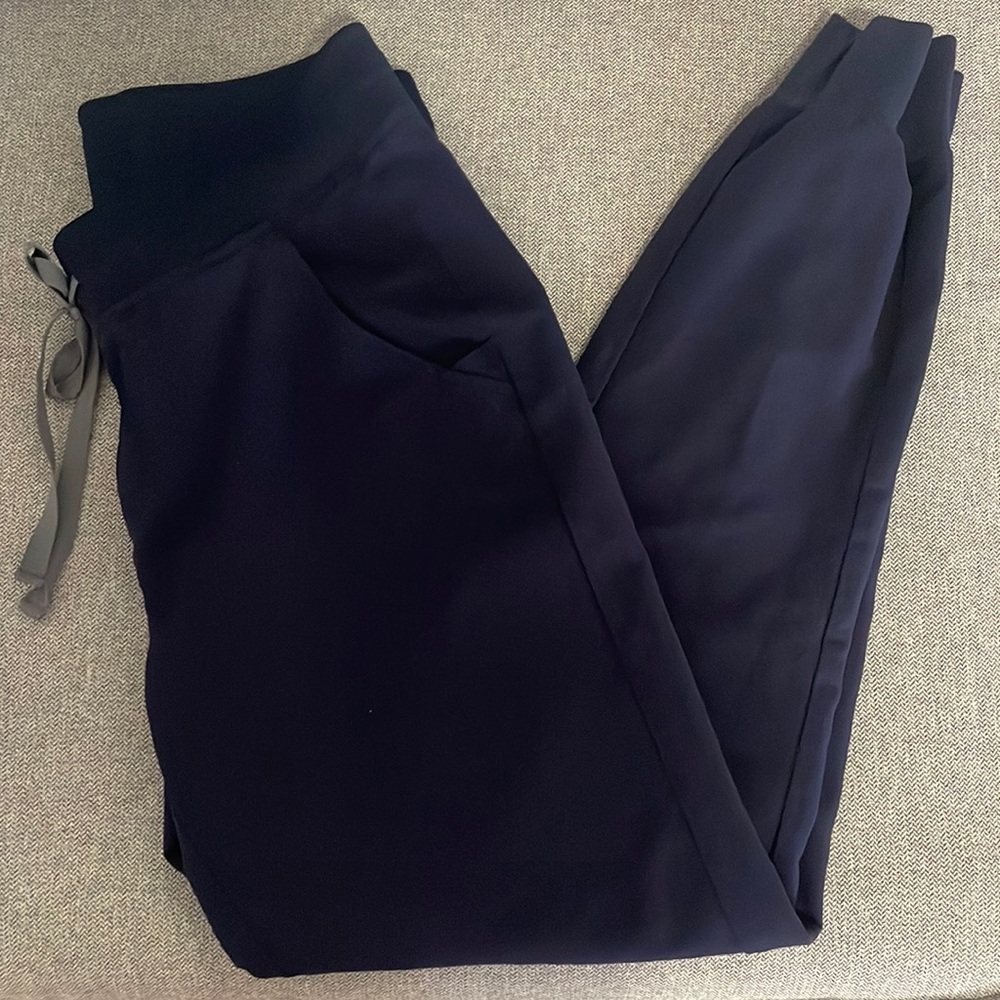 Dark Blue Zamora FIGS scrub pants
